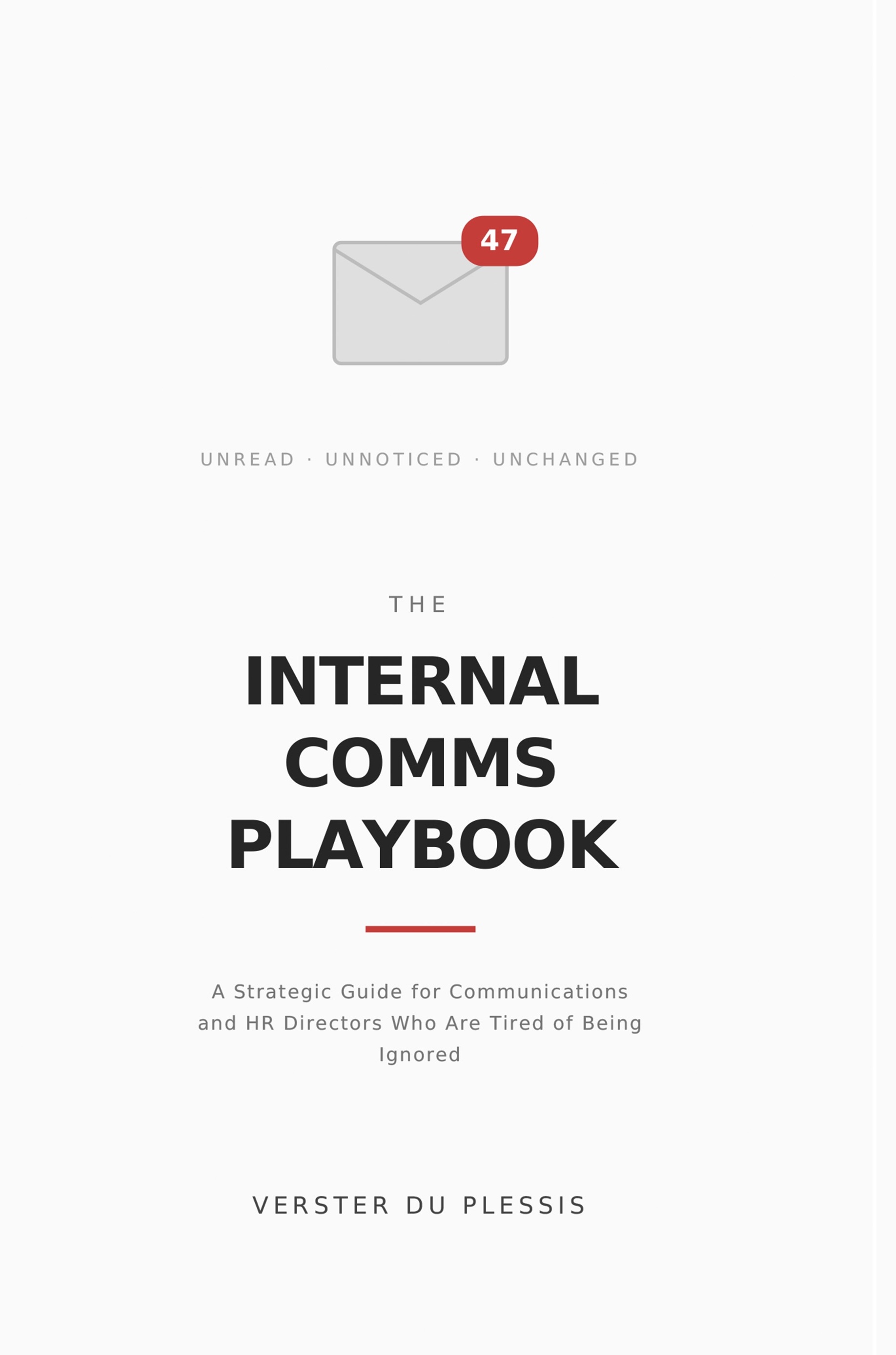 The Internal Comms Playbook book cover